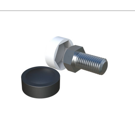 Cappuccio rotondo - LBKB - ISC PLASTIC PARTS - in polietilene / di protezione