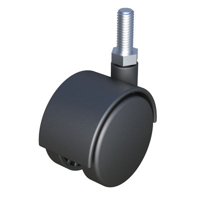 Ruota fissa - RSIR - ISC PLASTIC PARTS - con perno filettato / in polipropilene