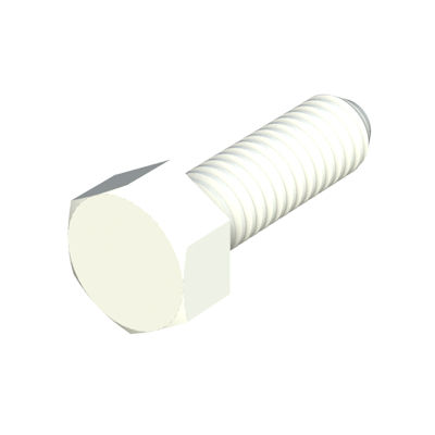 Vite a testa esagonale - MTCH - ISC PLASTIC PARTS - in nylon / in plastica / resistente ai prodotti chimici