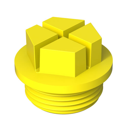Tappo esagonale - DTRU - ISC PLASTIC PARTS - filettato / in PEHD / in poliammide