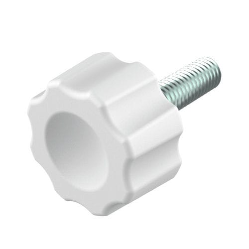Manopola zigrinata - YAE - ISC PLASTIC PARTS - a stella / in nylon / in acciaio