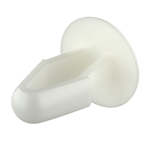 Rivetto a testa bombata - MCPCC - ISC PLASTIC PARTS - nero