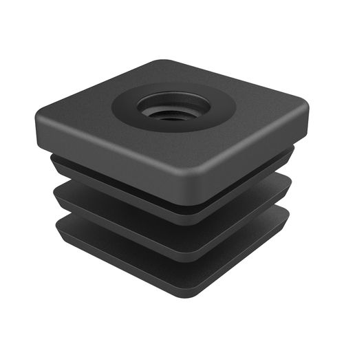 Inserto filettato - VER  - ISC PLASTIC PARTS - in poliammide / quadrato / per estremità di tubi quadrati