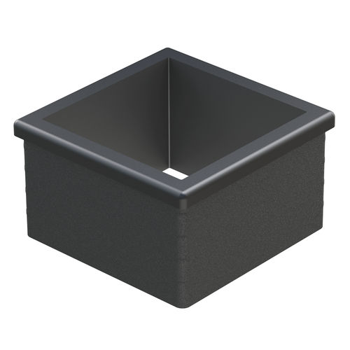 Inserto filettato - LEM  - ISC PLASTIC PARTS - in polietilene / in polietilene a bassa densità LDPE / rettangolare
