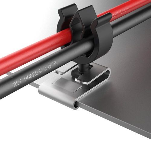 Clip fotovoltaico - SFK - ISC PLASTIC PARTS - in acciaio inossidabile / di fissaggio / push-in