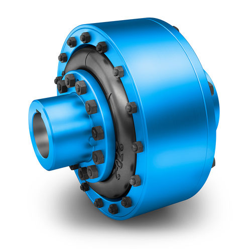 Giunto con pneumatico - ELPEX - Flender GmbH - per escavatore / ad alta elasticità / con flangia