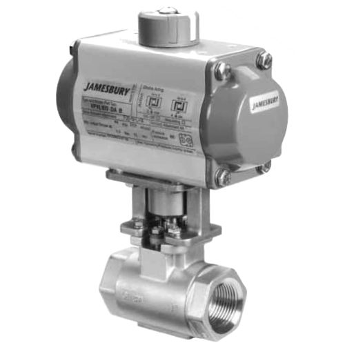 Valvola a sfera - Eliminator™ series - Metso Automation - di arresto / di arresto / filettata