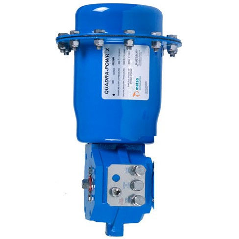 Attuatore per valvola pneumatico - Quadra-Powr X series  - Metso Automation - a quarto di giro / a membrana / a doppio effetto