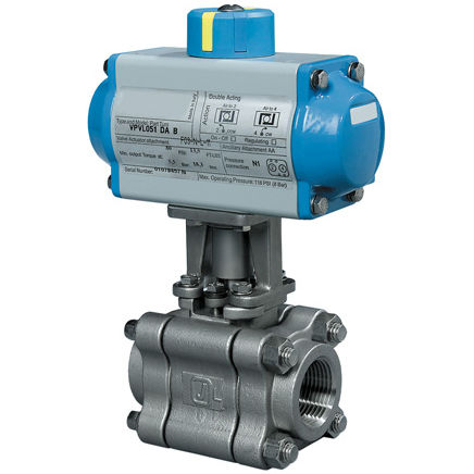 Valvola a sfera - 4000 series - Metso Automation - 3 pezzi / bidirezionale / di riparazione