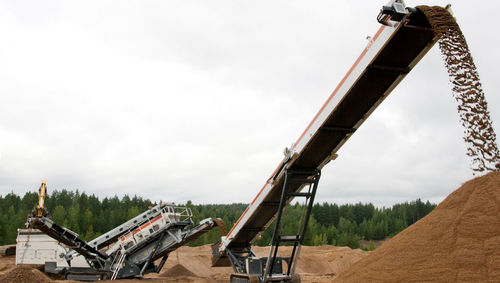 Trasportatore a nastro - Lokotrack® CT3.2™ - Metso Automation - orizzontale / da trasporto / mobile