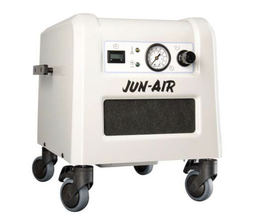 Compressore con pistone oscillante - 87R-4P - JUN-AIR - d'aria / con motore elettrico / su rotelle
