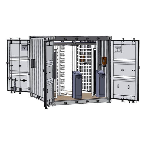 Contenitore per controllo accessi - Ollagnier SCA - in metallo / modulare / su misura