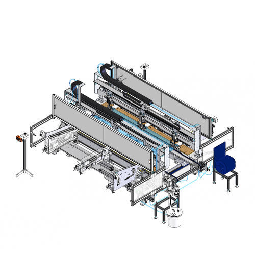 Macchina di assemblaggio semiautomatica - AM1 - Panotec - di porta e finestra / per mobile