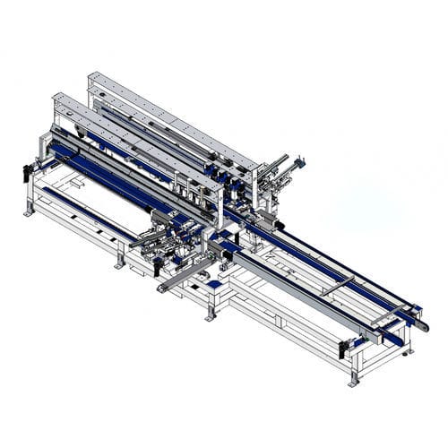 Macchina di assemblaggio semiautomatica - AM3 - Panotec - di porta e finestra / per mobile / flessibile