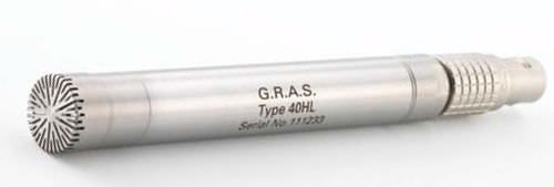 Microfono di misura - 900 mV/Pa, 6 – 16 000 Hz | 40HL - G.R.A.S. Sound & Vibration - a polarizzazione esterna / a condensatore / con preamplificatore TEDS integrato