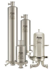 Carter per filtro a cartuccia - 26 series - MKS Instruments - per liquido / in acciaio inossidabile