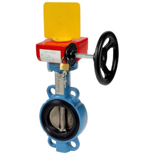 Valvola a farfalla - 1142 series - SFERACO - con volante / di isolamento / per acqua