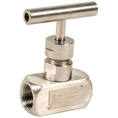 Valvola a spillo - 487 series - SFERACO - manuale / femmina-femmina / monoblocco