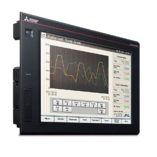 HMI con touch screen multitouch - GT27 series - MITSUBISHI Automation - ad incastro / 1024 x 768 / 800 x 600