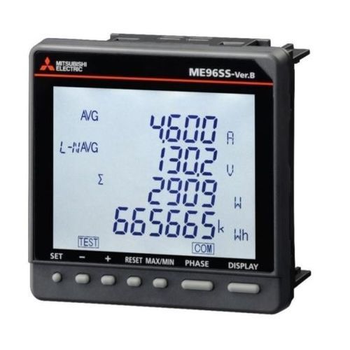 Contatore di energia elettrica monofase - ME96SS series - MITSUBISHI Automation - a presa / da montare su pannello / uscita ad impulsi
