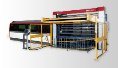 Sistema di automazione di processi - LASORTING - MITSUBISHI Automation - per macchina di taglio