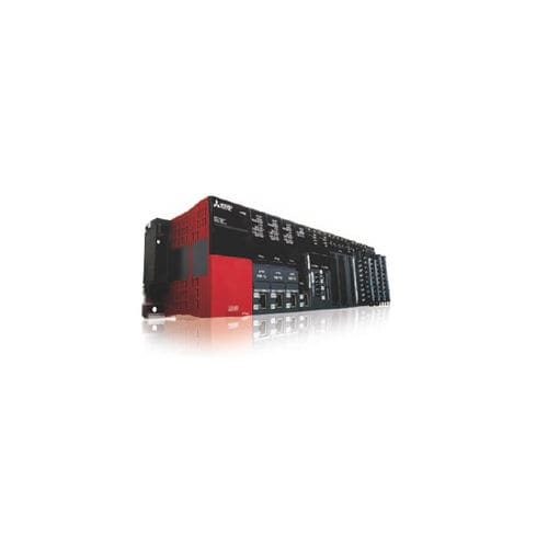 PAC su guida DIN - MELSEC iQ-R - MITSUBISHI Automation - con I/O integrati