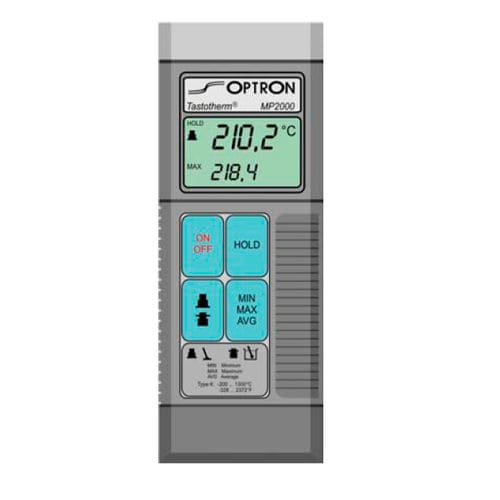 Termometro a termocoppia - MP2000 - Optron - con display LCD / °C / K