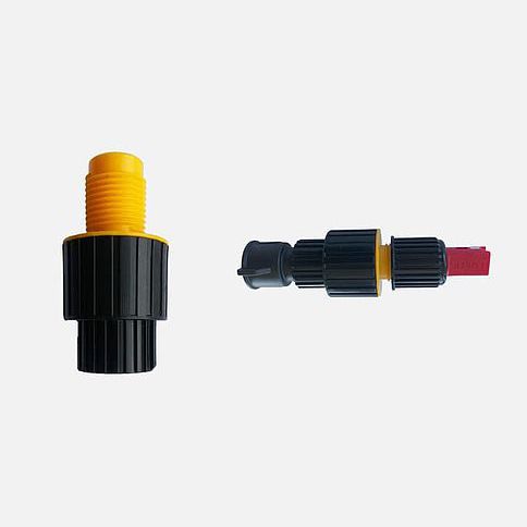 Valvola a otturatore - Lechler - manuale / in POM / in acciaio inossidabile