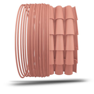 Filamento PLA per stampante 3D - CLAY - TreedFilaments - 1,75 mm / 2,85 mm / rosa