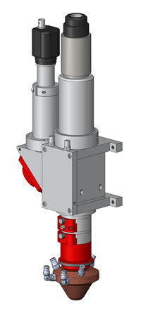 Testa di saldatura laser - ø 1.0" | 010037 - American Laser Enterprises, LLC - per ricarica con apporto di polvere / automatica