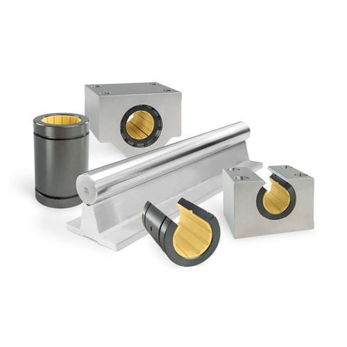 Boccola di guida polimerica - PL series - Thomson Industries, Inc. - liscia / chiusa / aperta
