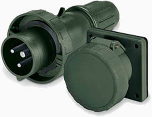 Presa e spina a muro - EUREKA-MIL series - SCAME PARRE S.p.A. - IP67 / IEC