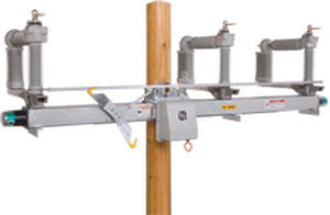 Interruttore-sezionatore a media tensione - 14.4 - 34.5 kV | Scada-Mate® - S&C Electric Company - aereo / da esterno