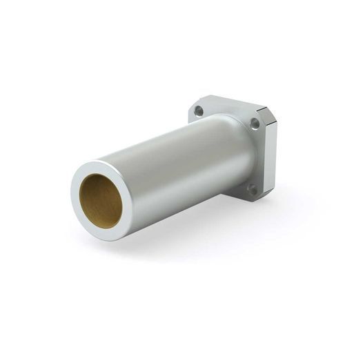 Cuscinetto liscio con flangia - DFPM series - PBC Linear - in alluminio anodizzato / in alluminio / autolubrificante