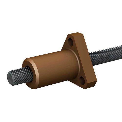 Dado per vite trapezoidale - TS - PBC Linear - in acciaio inossidabile / rivestito di PTFE / filettato