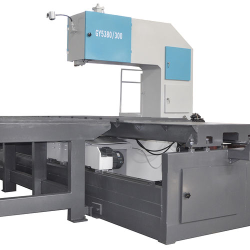 Sega a nastro - GY5380-300 - Zhejiang Weiye Sawing Machine Co., Ltd - troncatrice / squadratrice / verticale