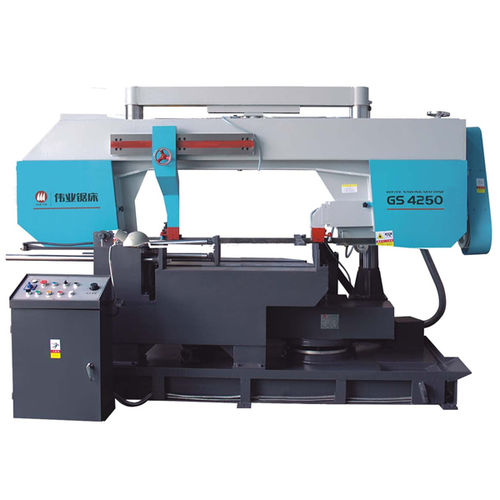 Troncatrice angolare - CE 500Hx950W GS4250 - Zhejiang Weiye Sawing Machine Co., Ltd - a nastro / orizzontale / per acciaio