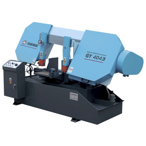 Sega a nastro - GY4043 - Zhejiang Weiye Sawing Machine Co., Ltd - orizzontale / per metalli / semiautomatica