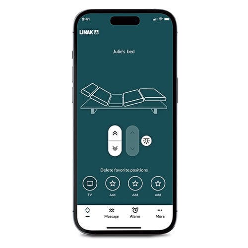 Applicazione mobile per la regolazione di letti - Bed Control&trade; - LINAK - per attuatore / Androïd / iOS