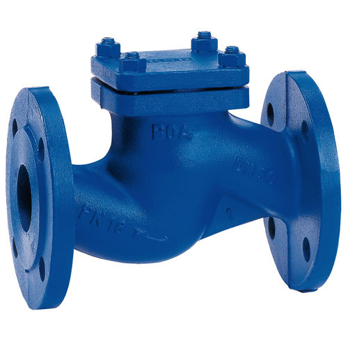 Valvola di ritegno a fungo - BOA-R series - KSB - per acqua / con flangia / per alte temperature