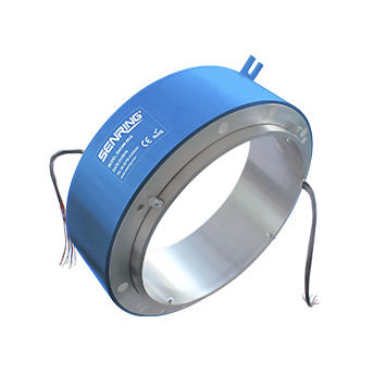 Collettore rotante elettrico - H300430 Series - SenRing Electronics. - con foro passante