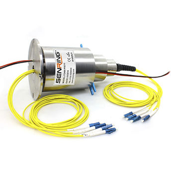 Collettore rotante elettrico - FO808 Series - SenRing Electronics. - di fibra ottica / multivia / ad alta velocità