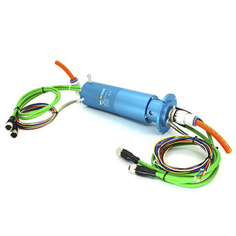 Collettore rotante elettrico - ZM099 Series - SenRing Electronics. - per servomotore / con flangia