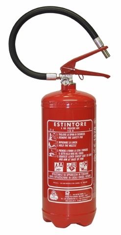 Estintore a base di polvere secca - 4 kg, 21A-113B-C | EPP04014 - Pii Srl - portatile