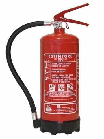 Estintore a base di polvere secca - 4 kg, 21A-113B-C | EPP04020 - Pii Srl - portatile