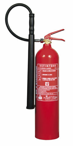 Estintore a gas (CO2) - 5 kg, 89B | CO205009 - Pii Srl - portatile