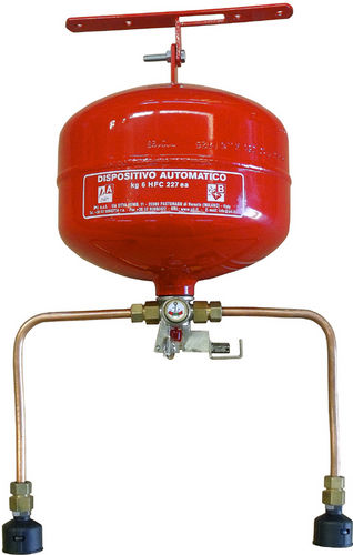 Estintore fisso - 6 kg, HFC 227 | AUT06002 - Pii Srl - automatico