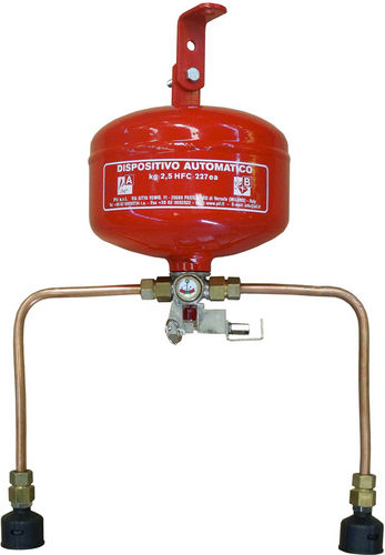 Estintore fisso - 2.5 kg, HFC 227 | AUT25002 - Pii Srl - automatico