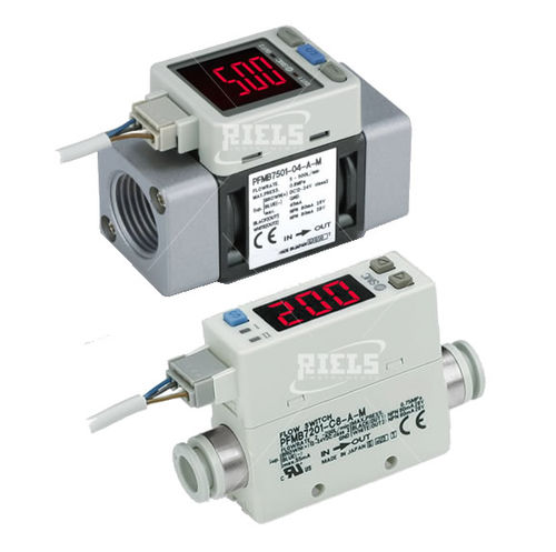 Flussostato termico - PF2MC7 series - Riels Instruments - per aria / compatto / digitale