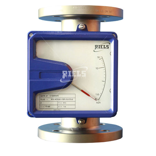 Flussimetro ad area variabile - RIV500 - Riels Instruments - volumetrico / per fluidi corrosivi / con flangia